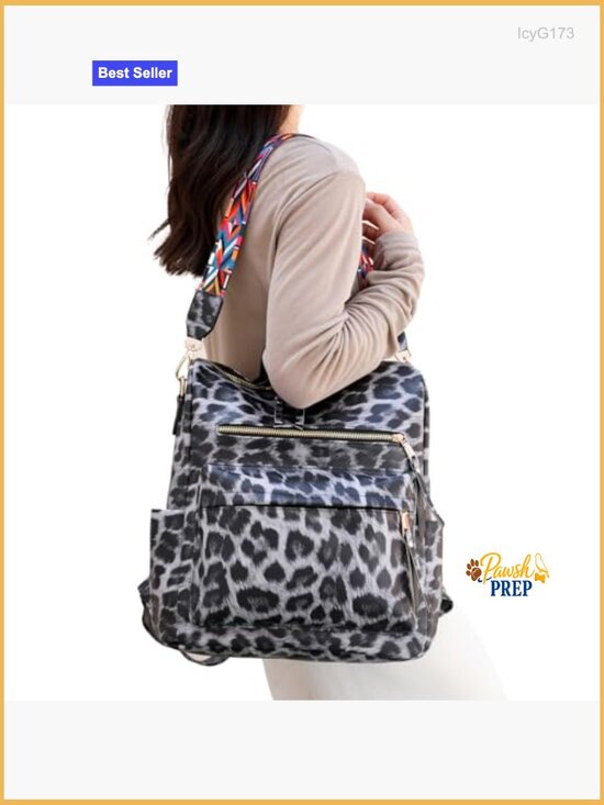 Leather Fashion Backpack Purse Multipurpose Daypack Handbag Satchel 12 Pockets